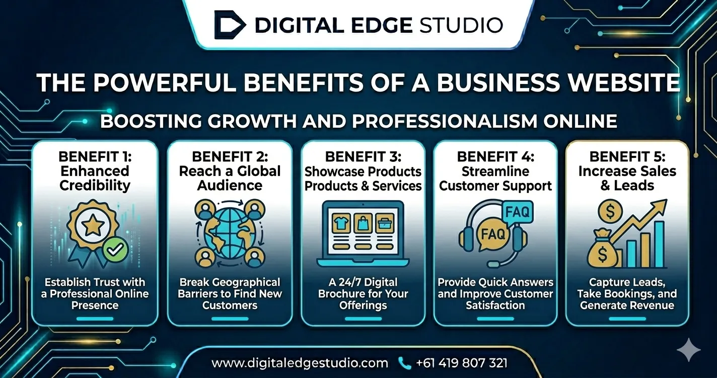 8 Benefits of Having a Professional Business Website in 2026