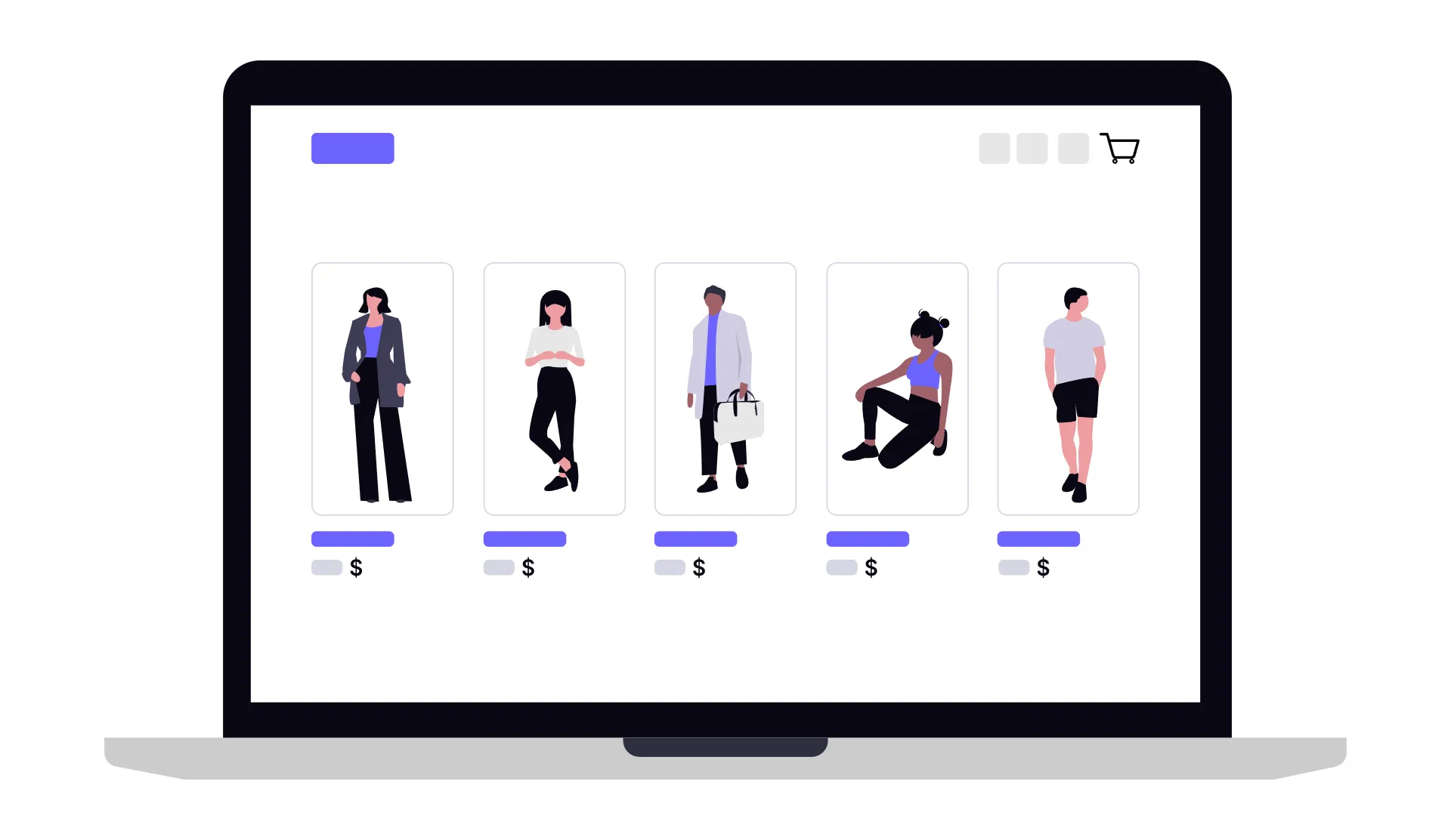 eCommerce online store website design