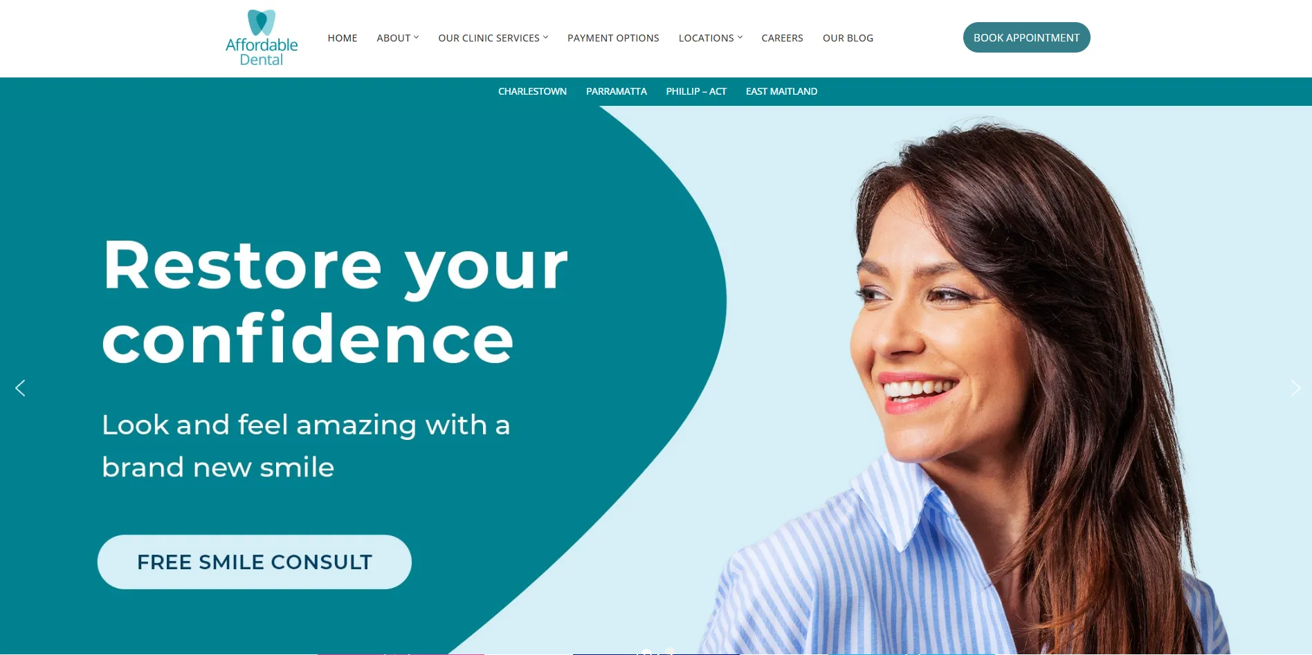 Affordable Dental website project